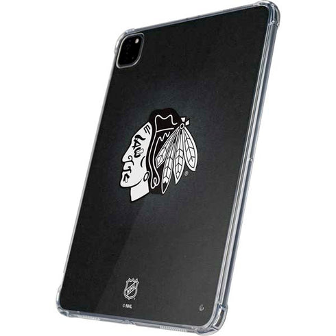 NHL Chicago Blackhawks Black Background iPad Pro 11in (2024) Clear Case